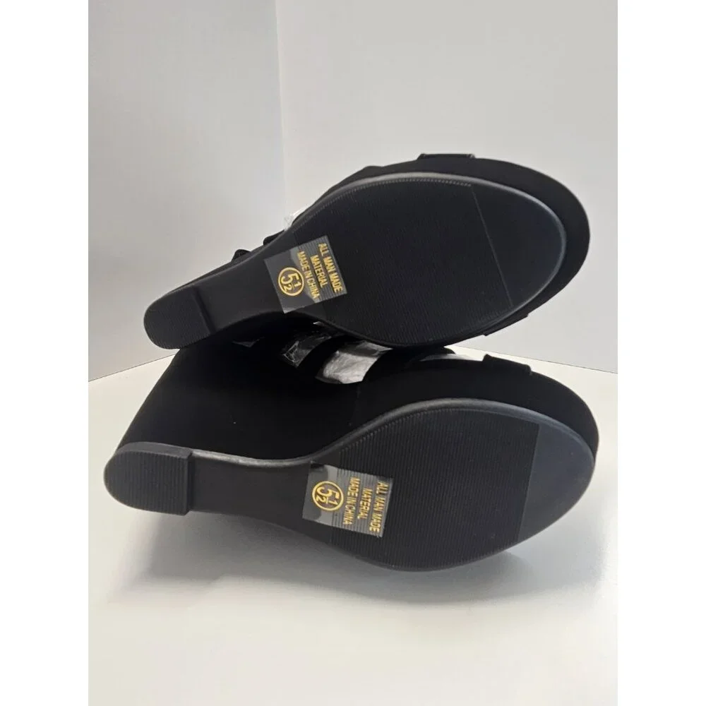 Marco Republic,‎ Woman's Size 5.5 Black Nubuck, 
